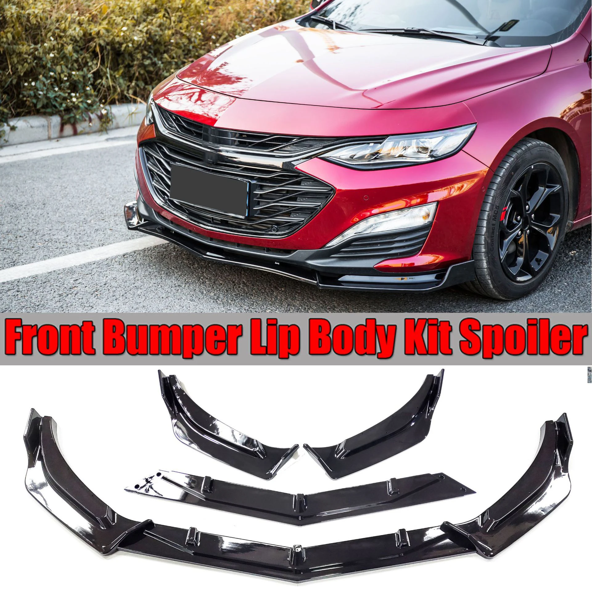 

Suitable For 2016-2022 Chevrolet Malibu XL Front Shovel Mudguard And Rear Wing Bumper Car Spoilers Car Accessories