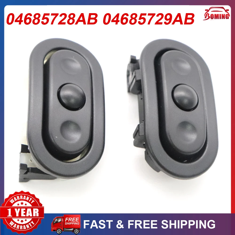 

2x Car Wheel Audio Radio Control Switch 04685728AB 04685729AB For Chrysler Pacifica Dodge Ram Jeep Commander Left Right Steering