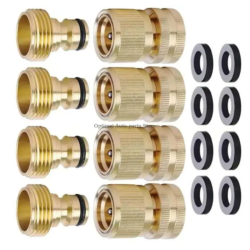  Easy To Use Metal Quick Connection Coupler Adapter For Instantly Attachment Of Watering Tools And Cleaning Equipment