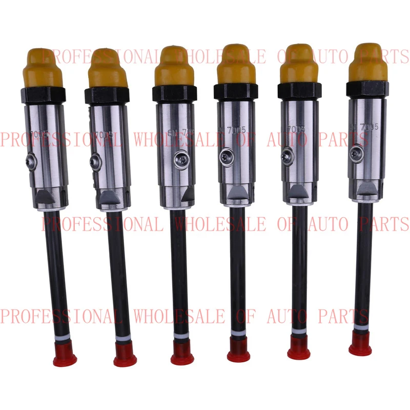 V+ 6Pcs Fuel Injectors 8N-7005 for Caterpillar 3304 3304B 3306B 3306 CAT Enigne 963