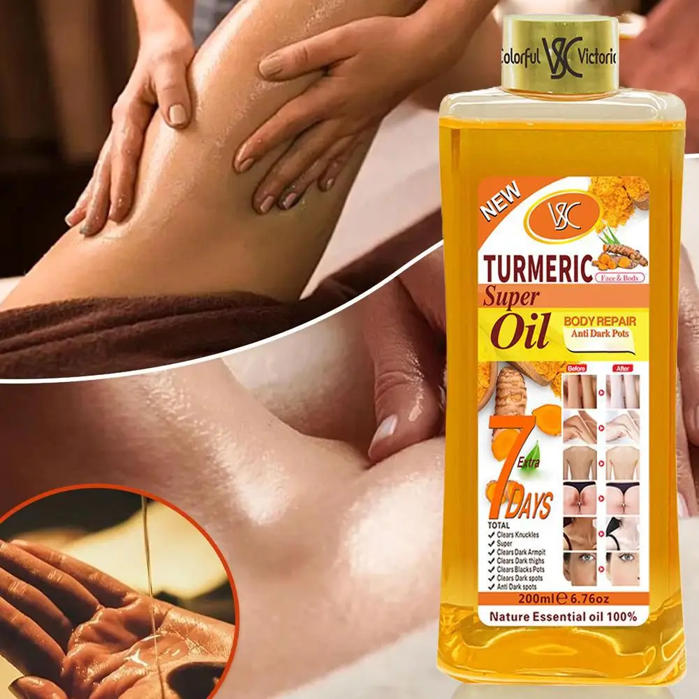 

Turmeric Essential Oil Facial Body Massage oil Moisturizing Care Skin Aromatherapy Smoothing Face Diffuser Brightening Q5R2