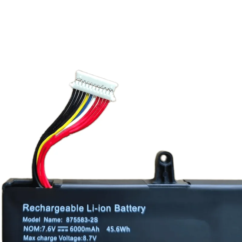 New 6000mAh 11-Pins 11-Lines 875583-2S Battery For Tablet PC