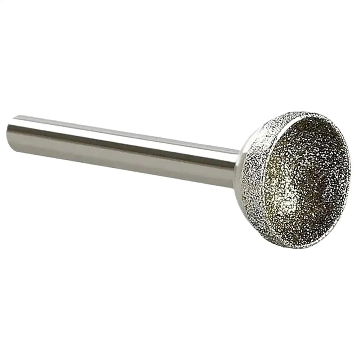 DT57 LATEST MODEL 1Pcs Mounted Point 10-25mm Spherical Concave Head for Jade Amber Stone Beeswax Grinding 6x20mm