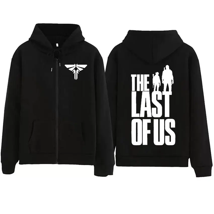 

The Last of Us Mark Print Zipper Hoodie Men Women Casual Oversized Zip Up Sweatshirts Fashion Hot Sale Jacket Hoodies Streetwear
