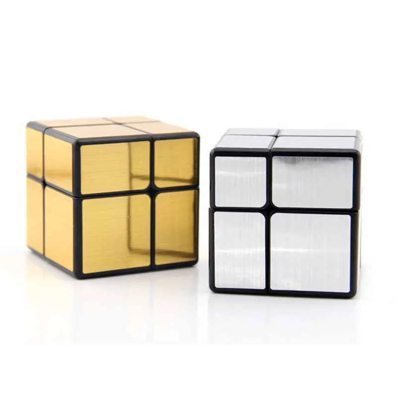 Kids Puzzle Toys Second-order Mirror Magic Cube Creative Silver Gold Cube Second-order Mirror Cube Leisure Students Toys Gifts