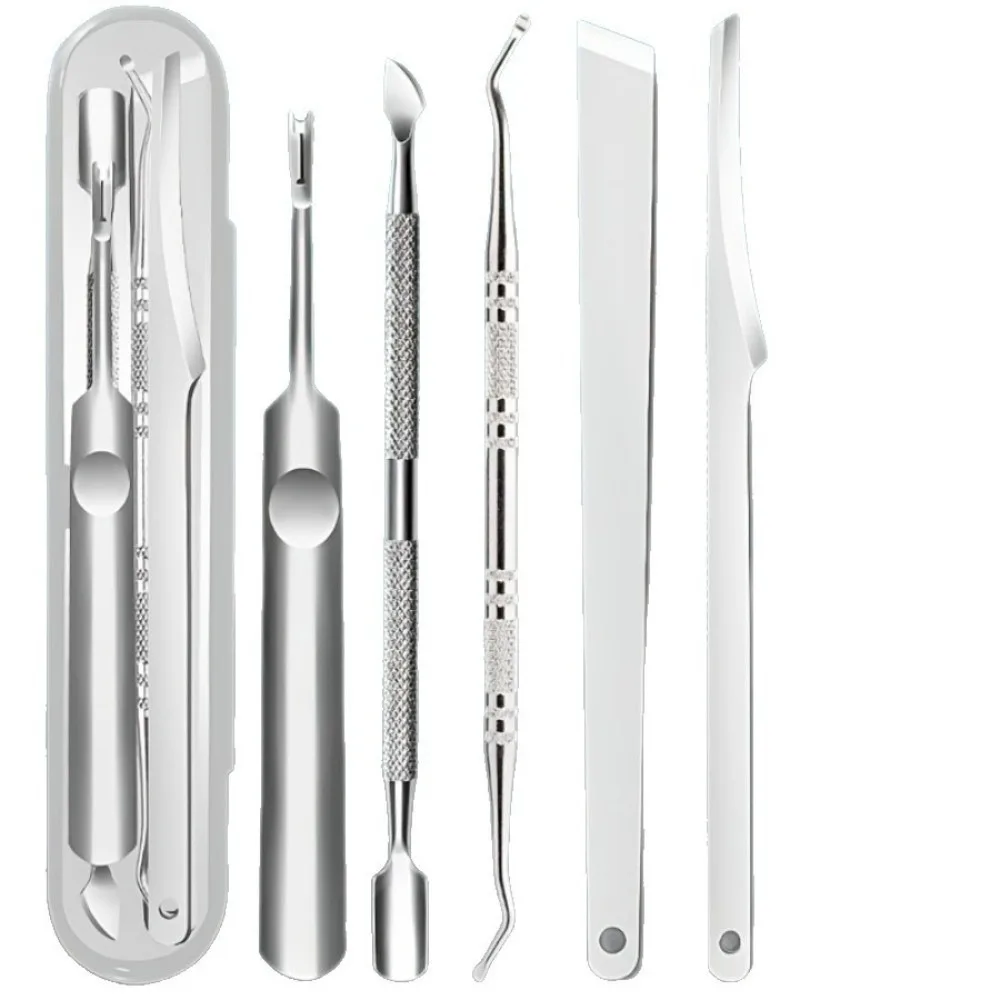 Nagelpflegeset aus Edelstahl, glatte Entfernung, Peeling, Entferner abgestorbener Haut, multifunktionaler Hornhautentferner, Hornhautbehandlung