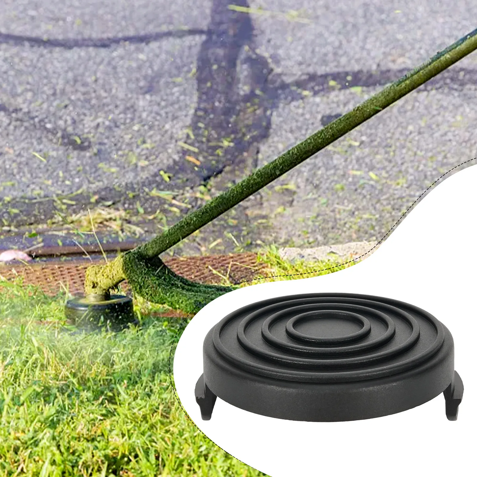 1pc Power Tool Parts sostituzione Spool Cap Cover plastica per GC-ET 4530 RTV 400 RTV 550 RTV 550/1 Yard attrezzi da giardino