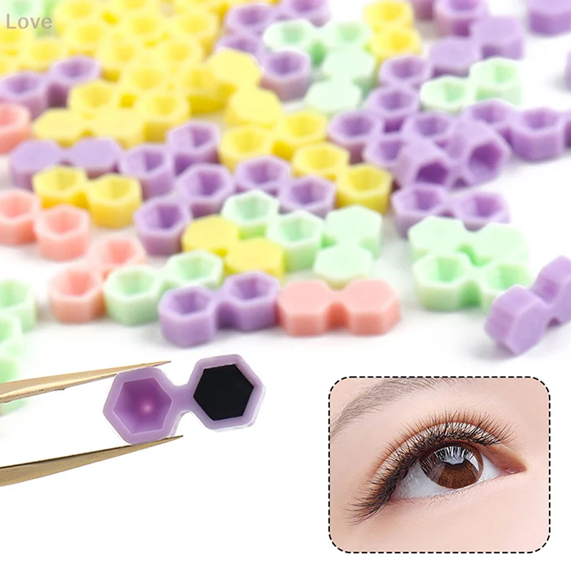 

[L & P] 200 шт. держатель клеевых колец для наращивания ресниц, пигментные инструменты для татуировки, одноразовый пластиковый стаканчик