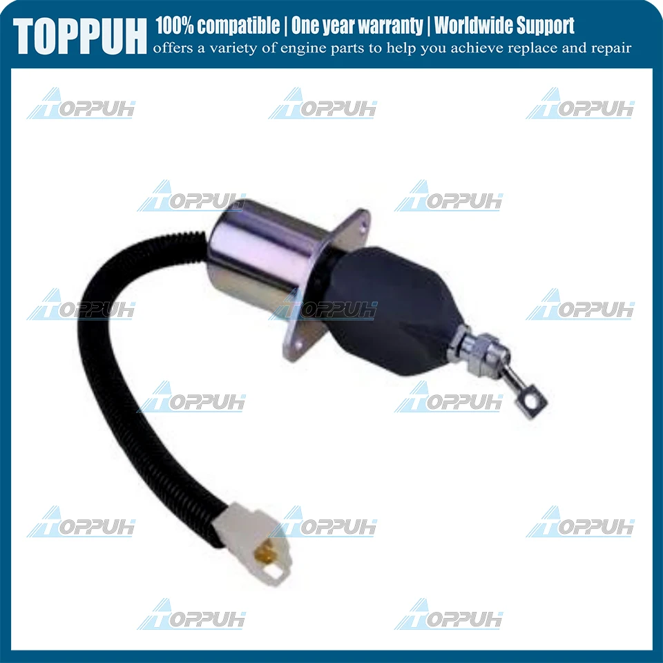 

24V SA-4572-24 Stop Solenoid For Kubota D722 D902 Z482 Engine 1751ES