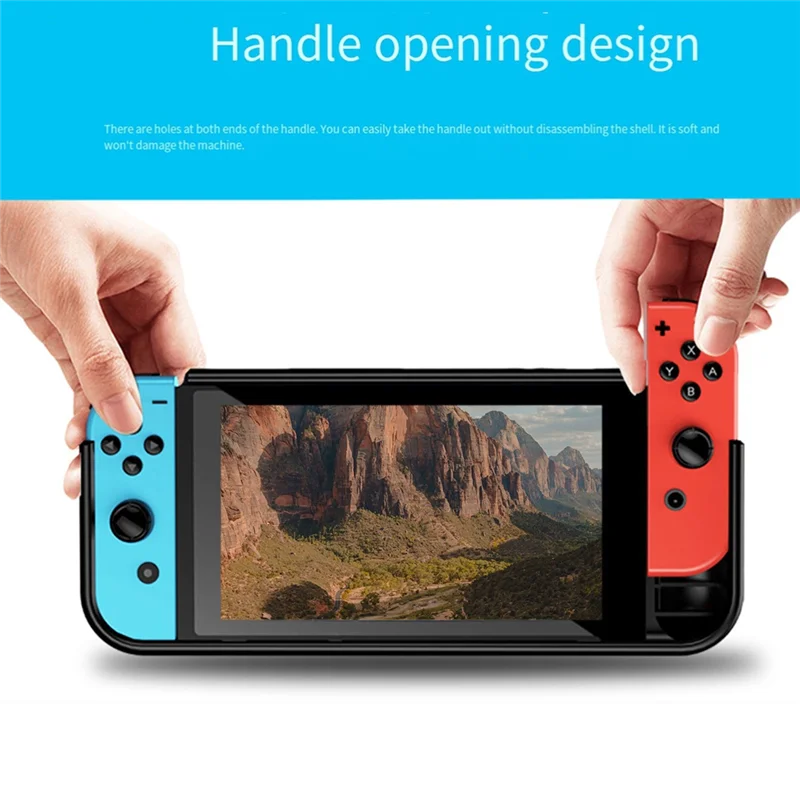 【在庫限定！】Switch OLED ドッキング可能な TPU 保護ケース 落下防止 耐摩耗性強化グリップ 軽量アクセサリーバンドル Switc 用
