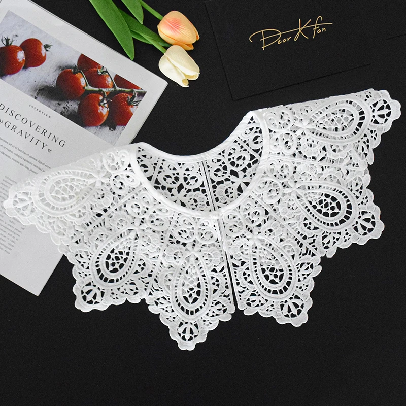 

Cloud shoulder Ming made female Tiktok same style hanfu lace waistband false collar versatile hollowed collar girl accessories s