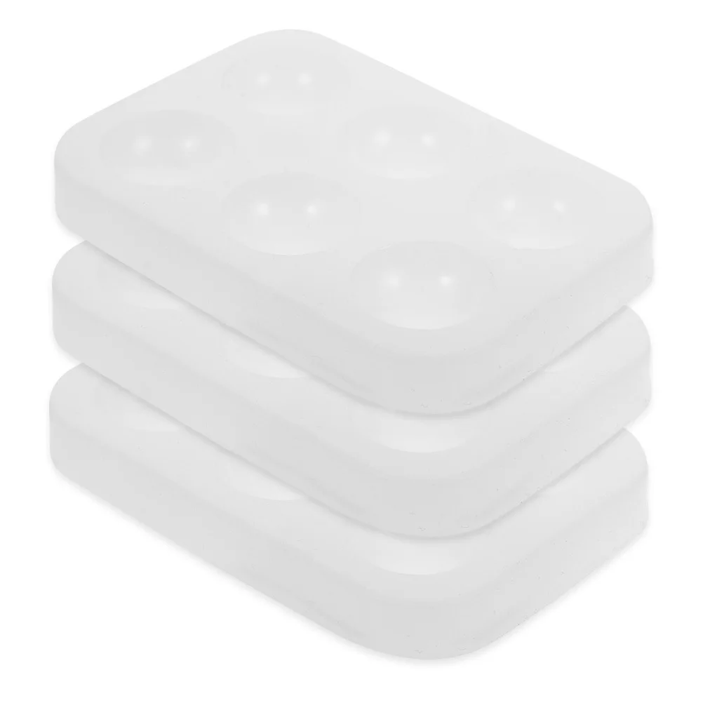 

3Pcs Silicone Watercolor Palette Paint Tray Multifunctional Color Mixer for Acrylic Gouache Oil Painting Tray Gouache Palette