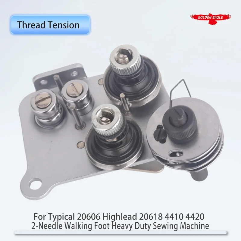 Thread Tension Post Assembly For 2-Needle Walking Foot Heavy Duty Sewing Machine Fit Typical 20606 Highlead 20618 4410 4420