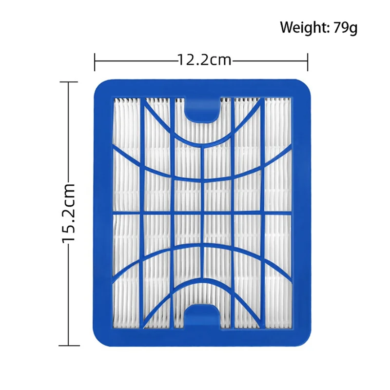 ABWG-3Pc Hepa Filter Replacement for Zelmer ZVCA050H Clarris Twix, Explorer, Jupiter, Odyssey, Orion Max Vacuum Cleaner