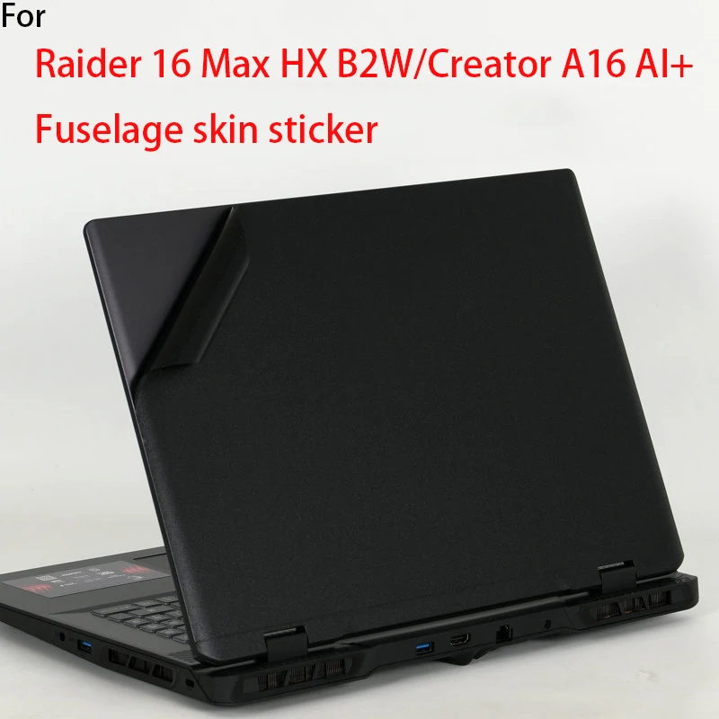 

Премиум-наклейка из виниловой пленки для MSI Raider 16 Max HX Creator A16 AI+ 16 дюймов, защитная наклейка от царапин, легко снимается, не оставляет пузырьков воздуха