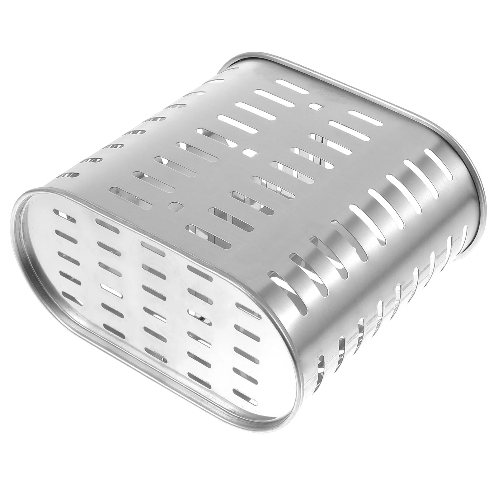 

1Pcs Stainless Steel Chopstick Storage Container Kitchen Tableware Bucket Drain Buckets for Spoons Forks Kitchen Organizer