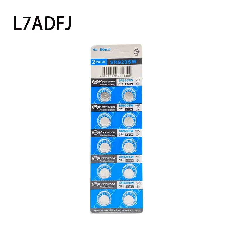 AG6 371 SR920SW LR920 SR927 171 370 L921 LR69 SR920 Button Batteries For Watch Toys Remote Cell Coin Battery