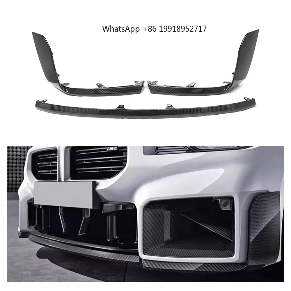 

Dry Carbon MP Style Front Bumper Spoiler Lip Splitter Extension 51115A37031 51115A37034 for BMW G87 M2 CS 2023-2026 JJ876