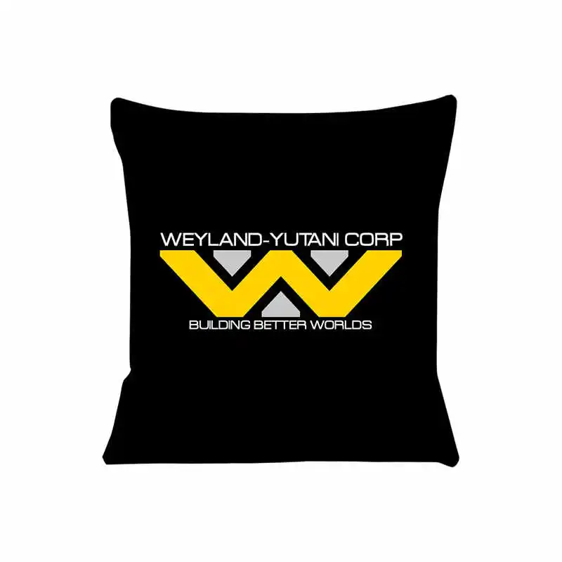 Cushion Cover for Sofa Weyland Yutani Corp Pillow Case Cover Seat Car Throw Pillowcase 45X45cm For Home Decorative SJ-592