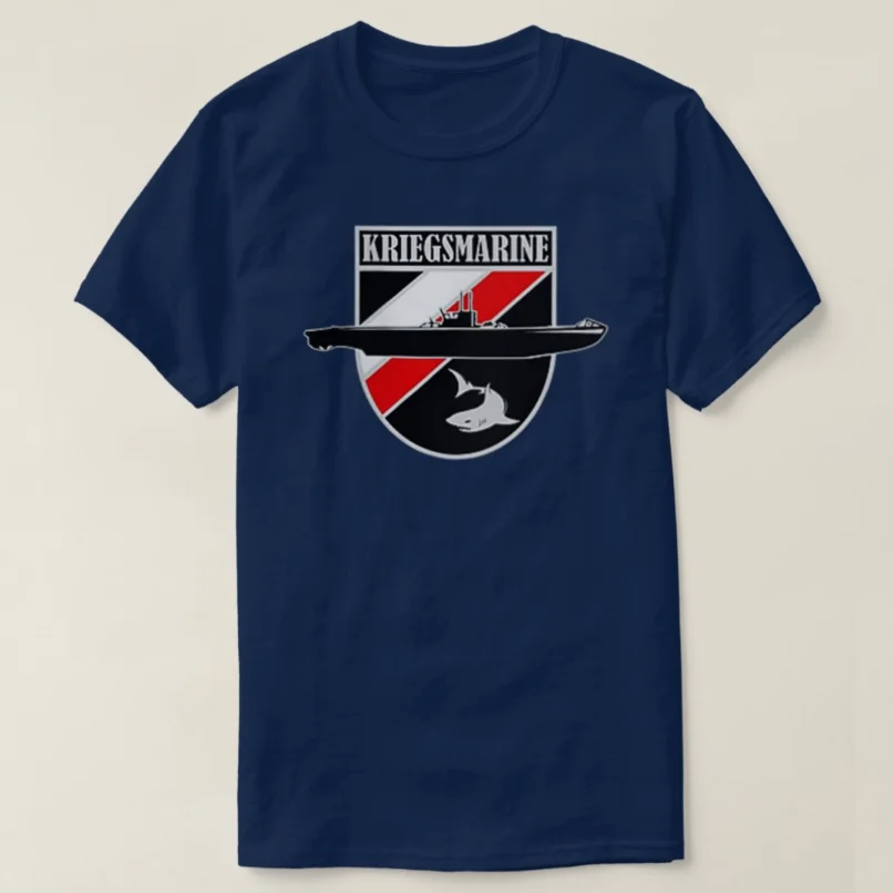 WWII German U-boat U-96 Submarine Kriegsmarine T-Shirt 100% Cotton O-Neck Summer Short Sleeve Casual Mens T-shirt Size S-3XL