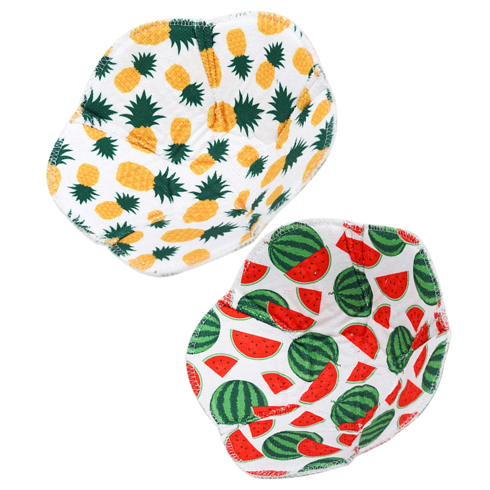 2 Pcs Microwave Bowl Holder Hot Plate Huggers Micro-wave Oven Covers for Food Bowls Polyester Cotton Protector