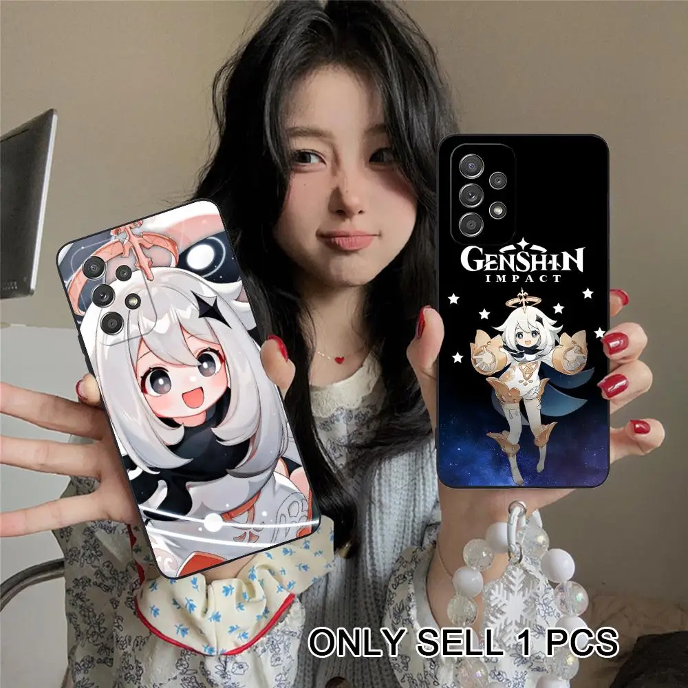 Game GI Paimon Phone Case for Samsung Galaxy A26 25 24 23 22 21 17 16 15 14 13 12 11 5G Soft TPU Shockproof Cover