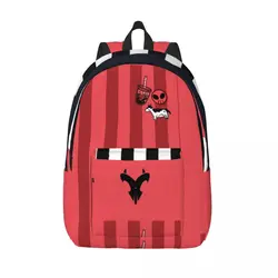 Mochila Helluvas B-Boss, mochilas informales Blitzos, regalo de Navidad para niño y niña, mochilas de escuela secundaria con patrón de acampada, mochila de diseñador