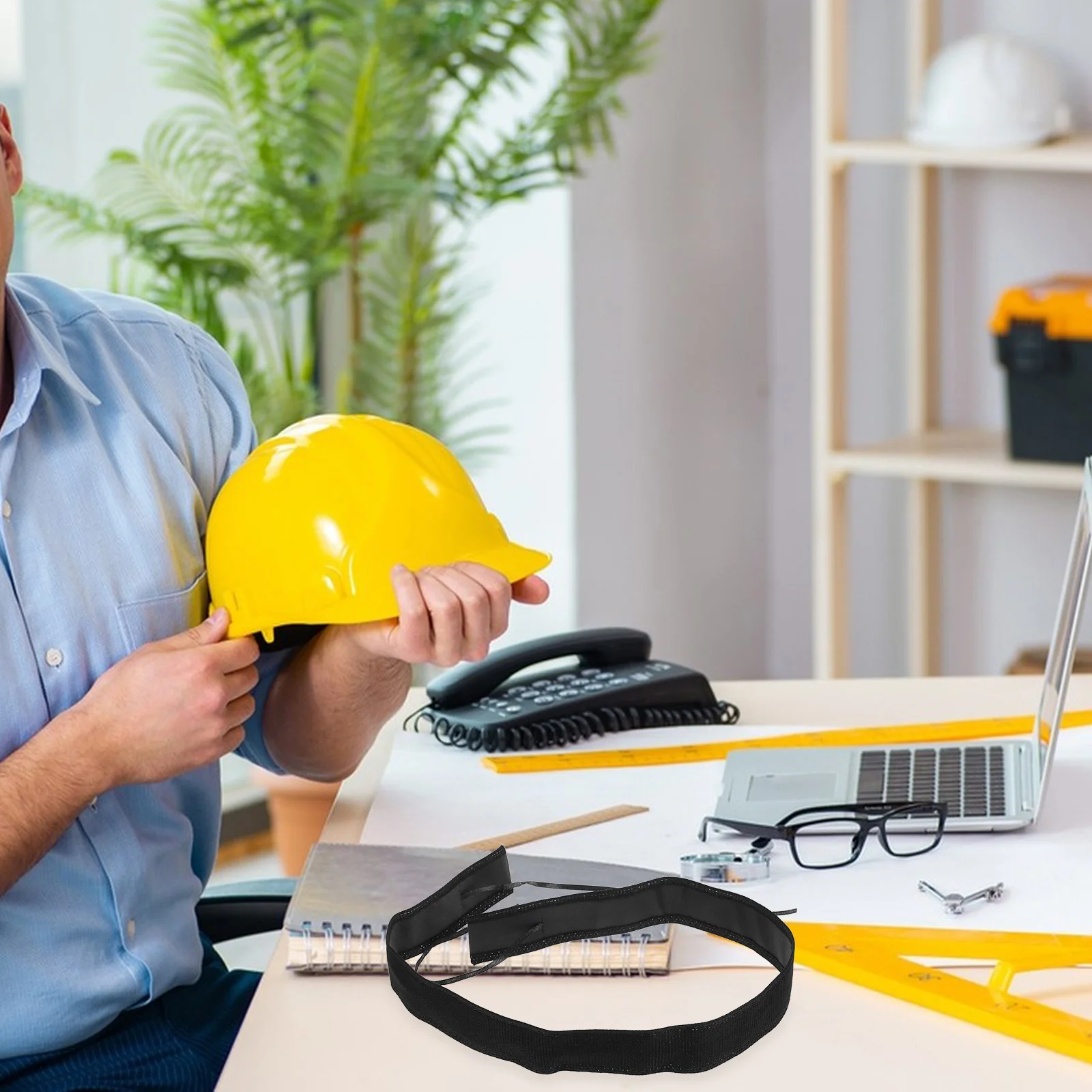 10Pcs Cotton Hard Hat Sweatbands Adjustable Drawstring Sweat Liner for Welding Comfort Reusable Washable Sweat Absorbing