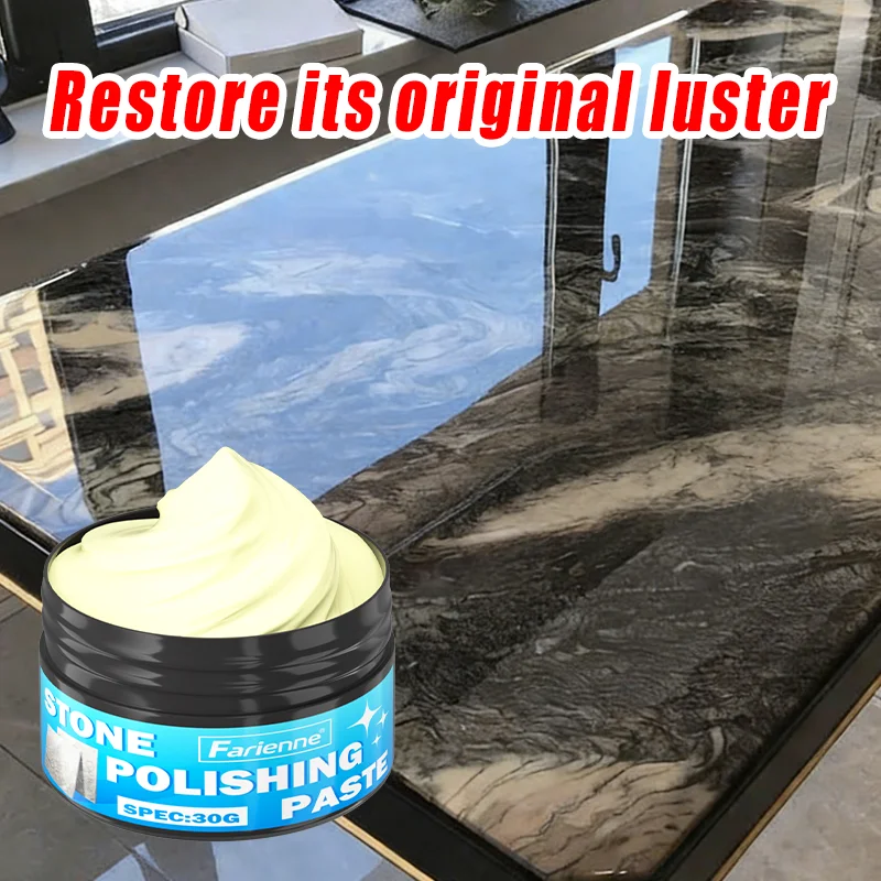 Marble Tile Polishing and Care Cream Multi Purpose Stone Surface Restoration Paste for Countertops Floors and Granite