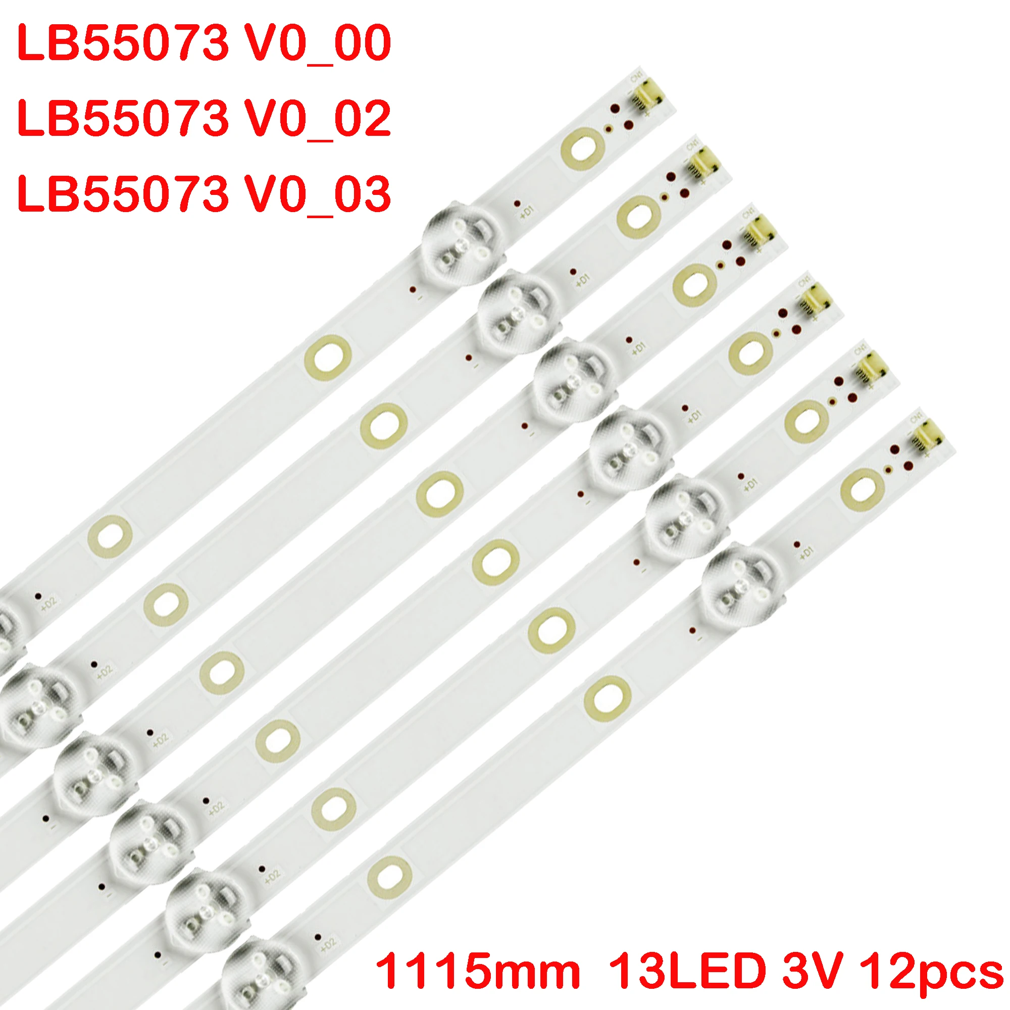 LED Backlight Strip For 55PUS6272/12 55PUS6412/12 55PUS6503/12 55PUS6503/60 55PUS6523/12 55PUS6523/60 55PUS6703/12 55PUS6753/12