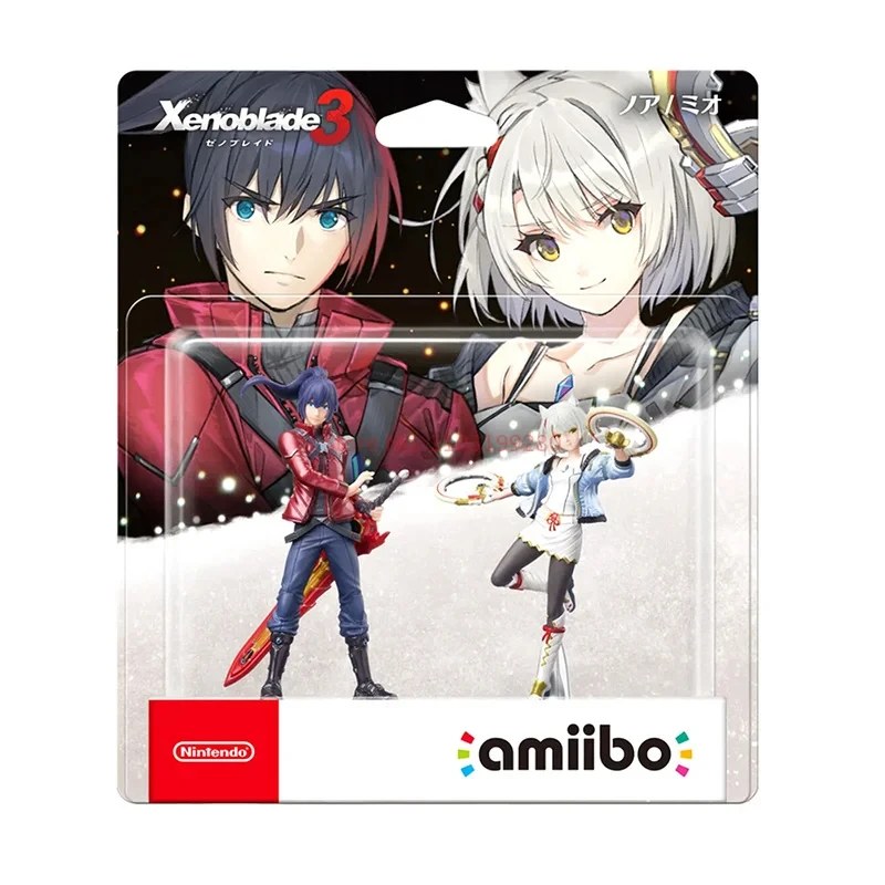 Amiibo Xenoblade chairs 3 Anime Figurine Sora Noah e Mio confezione da 2 NS NFC modello di gioco statua Action Figures regali giocattolo