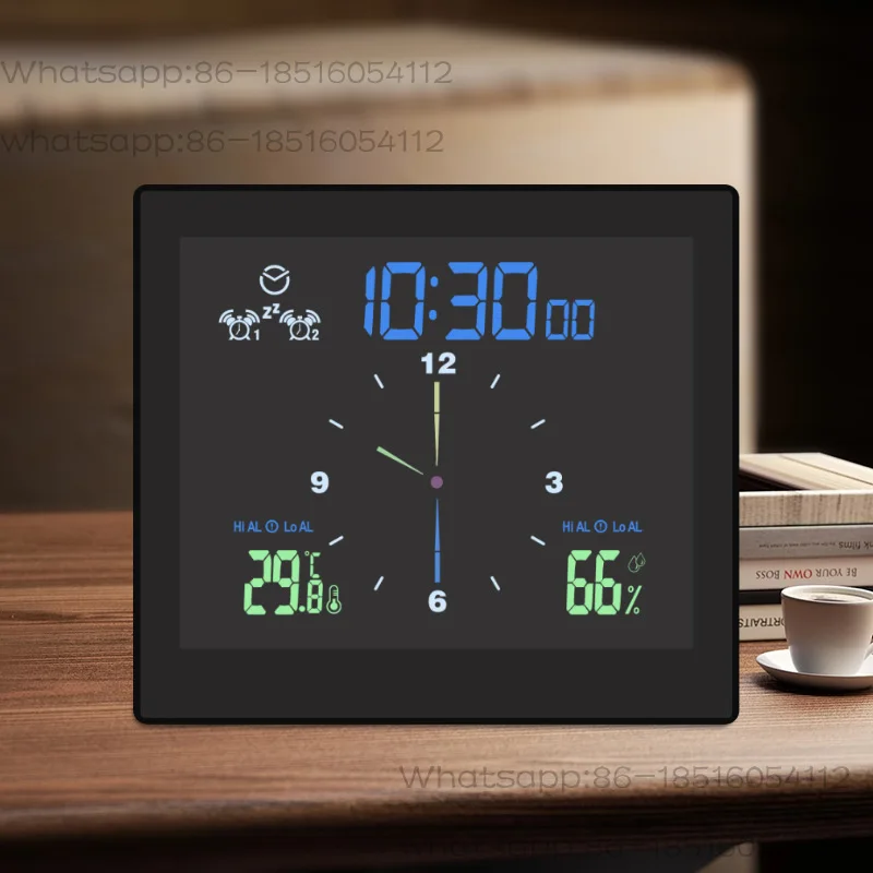 Creative Waterproof Silent Clock Bathroom Electronic Wall Clock Thermometer Clock with Suction Cup Kitchen Moisture-proof Timer