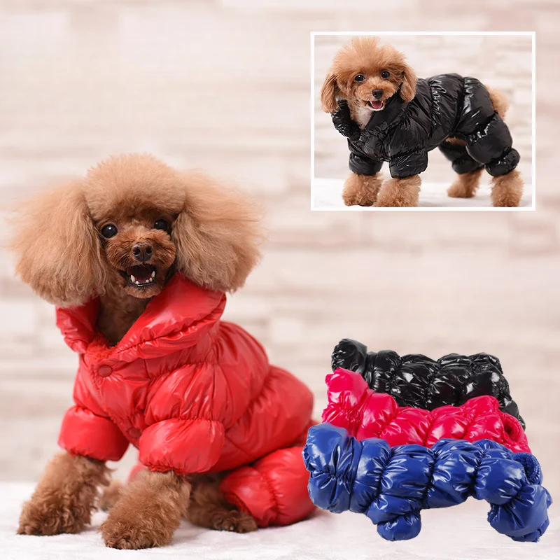 Pet Clothing Puppy Windproof Clothing Winter Dog Clothin Autumn and Winter Comfortable and Warm Home Outdoor Pet Clothing