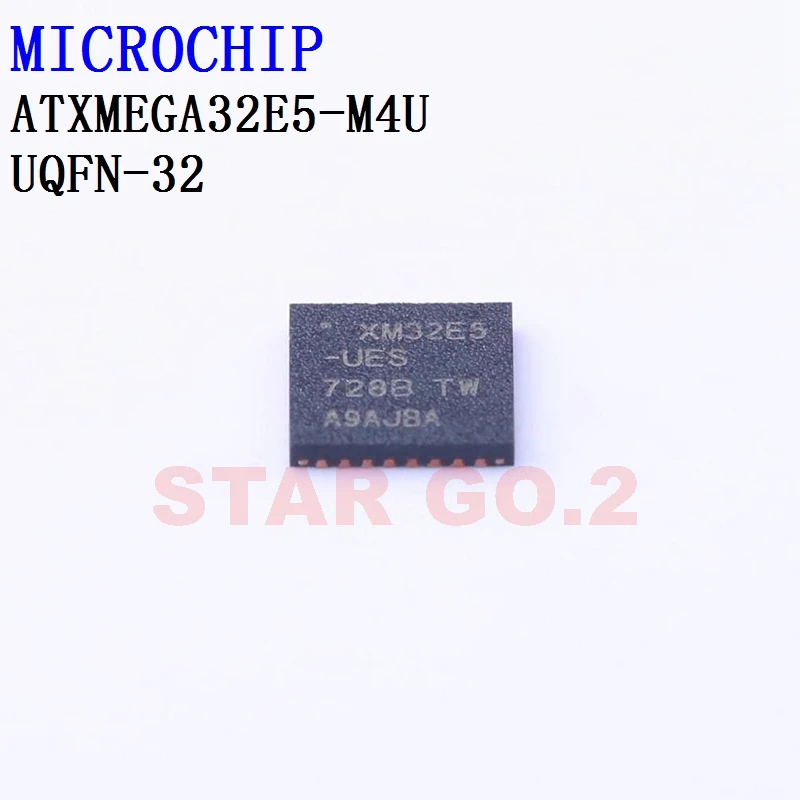 Microcontrolador de ATXMEGA32E5-M4U, UQFN-32, 1 unidad