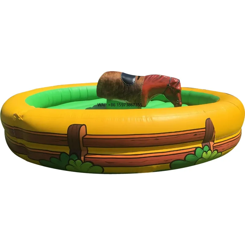 Wholesale Inflatable Arena and Mechanical Horse Equestrian Mechanical Competition emulator Rodeo Horse