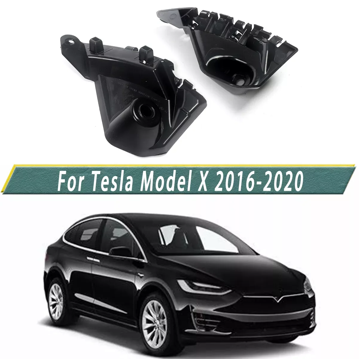 

Front Bumper Fender For Tesla Model X 2016-2020 Fender Skirts Holder Automotive Bracket Mount Support Left Right Side Auto Parts
