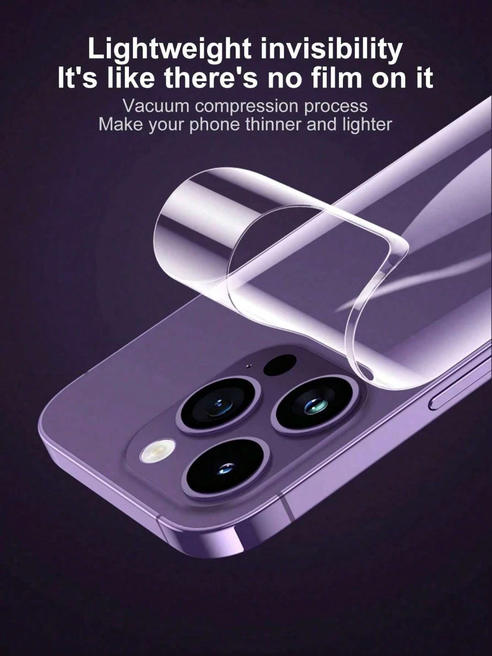 NNBILI 5-2Pcs Zurück Hydrogel Film Für iPhone 16 15 Pro Max Plus 13 14 12 11 XS XR Soft Clear Screen Protector Telefon Zubehör – Detail 8