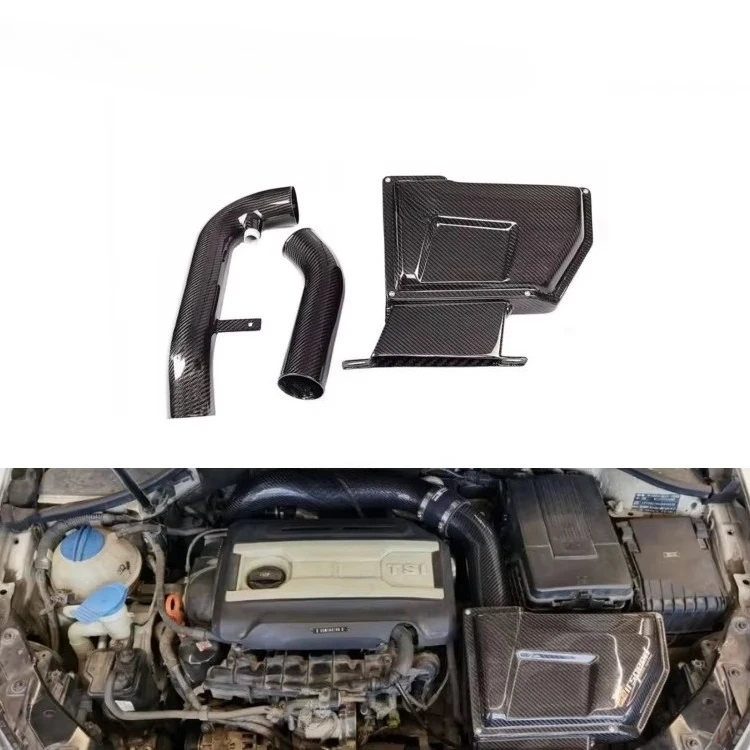

Golf MK6 GTR EA888 2.0T Intake System Dry Carbon Fiber High Performance Carbon Intake System Intake Pipe