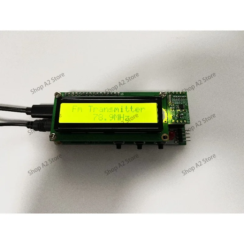 FM module qn8027 FM stereo digital transmitter, wireless microphone 51 microcontroller