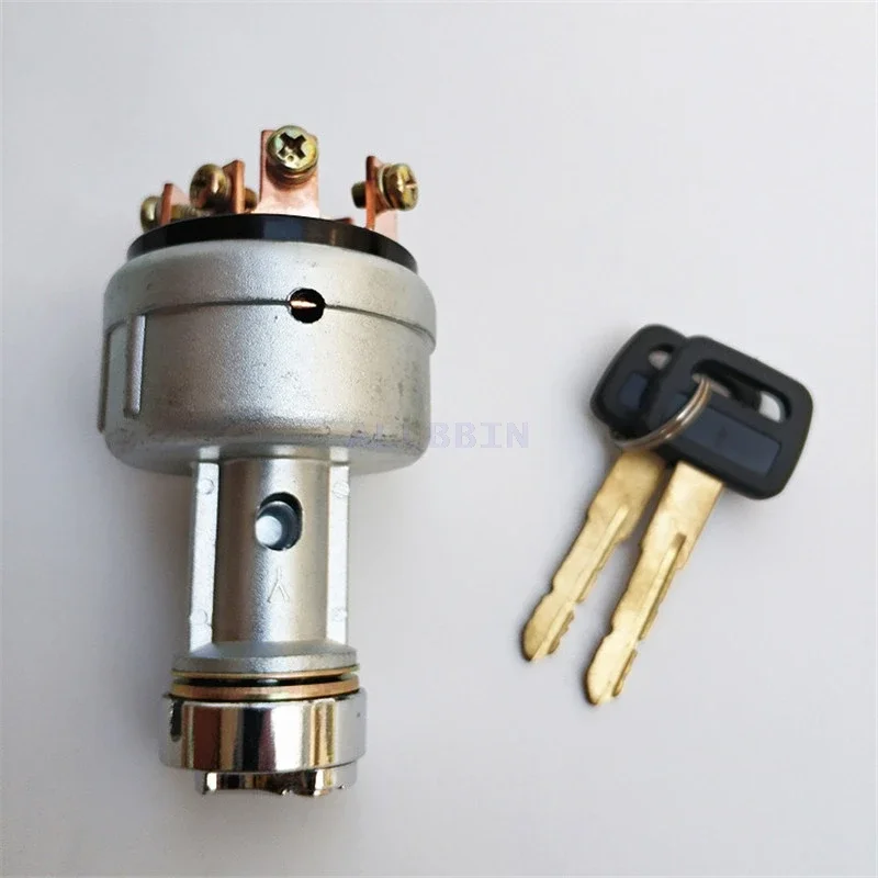 

For KOMATSU Start Ignition Switch PC60-6-7-8 PC120-6-7-8 Start Ignition Switch PC200-6-7-8 Electric Door Lock Key Excavator