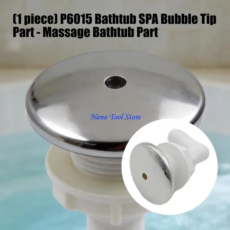 31GJ Bathtub Spa Stainless Steel Connecting Air Jet Hot Tubs Blower Bubble Jet Nozzle