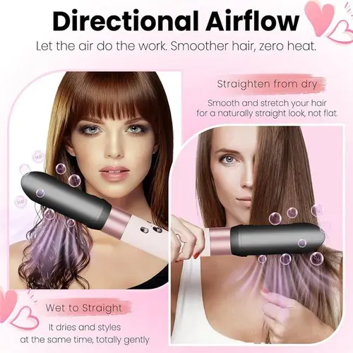 Imagen 2 del producto Accesorio alisador de pelo mejorado para Dyson Airwrap HS01 HS05 HS08, boquilla suave de flujo de aire para envoltura de aire