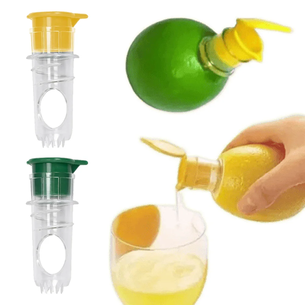 

Modern Lemon Squeezer Handheld Fruit Juicer Stainless Steel and Plastic Easy to Use for Home Kitchen Juicing