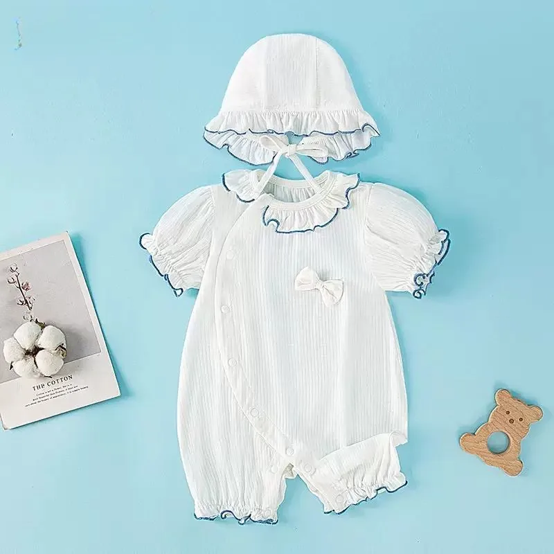 

Baby Summer Sets 2026 Girls Princess Summer Wear Pure Cotton Wear Resistant Daily Home Wear Simple Classic Baby Night Clothes