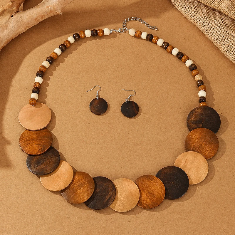 1Set Vintage Wood N… - image