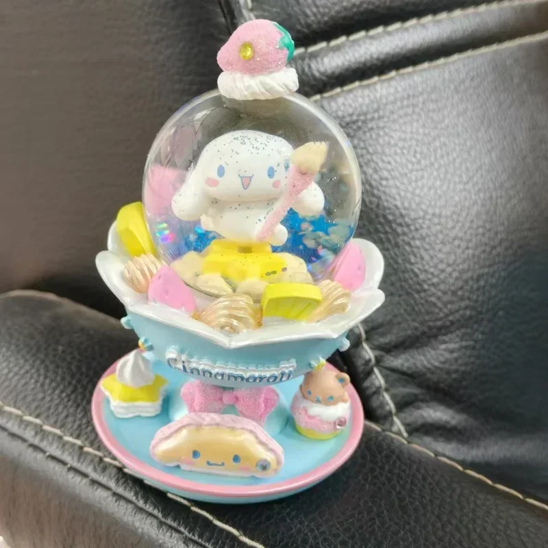 

Sanrio Kuromi Cinnamoroll японского аниме оригинальность мультяшный стиль модель хрустальный шар украшения детский подарок на день рождения и Рождество