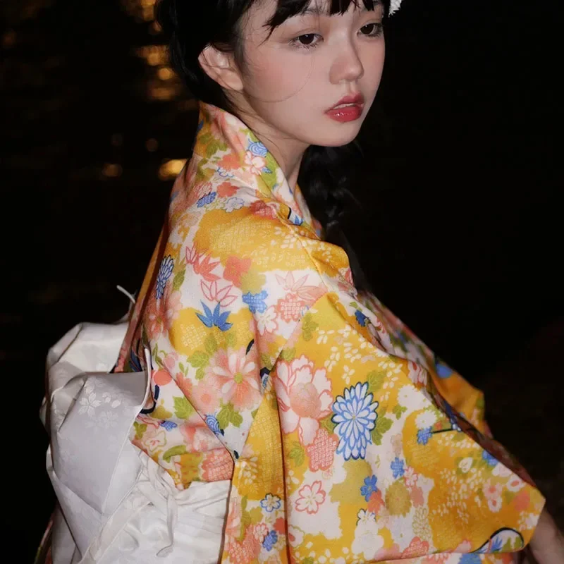 كيمونو ياباني تقليدي للنساء ، روب يوكاتا هاوري ، فستان ياباني ، ملابس الموضة ، كيمونو رسمي ، صيف ، جديد