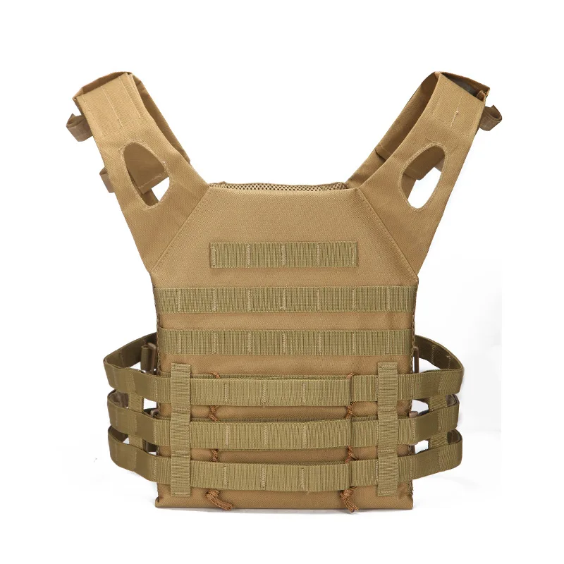 Lightweight Tactical Vest with MOLLE System Multi-Function Outdoor Military Training Vest Cosplay & Field Use bags