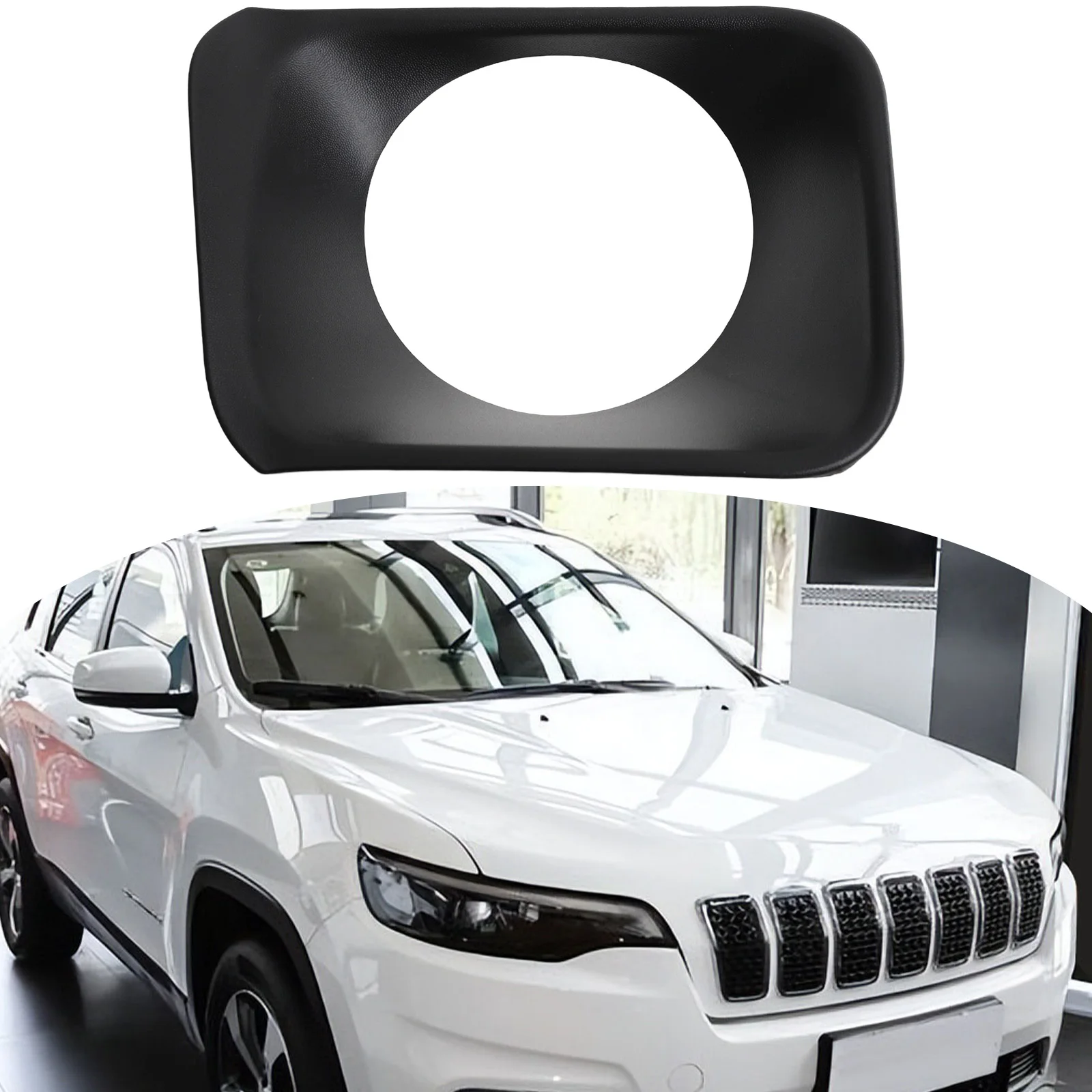 Front Adaptive Cruise Control Bezel for Jeep For Cherokee Direct Fit Part Number 68203218AA Model Years 2014 2019