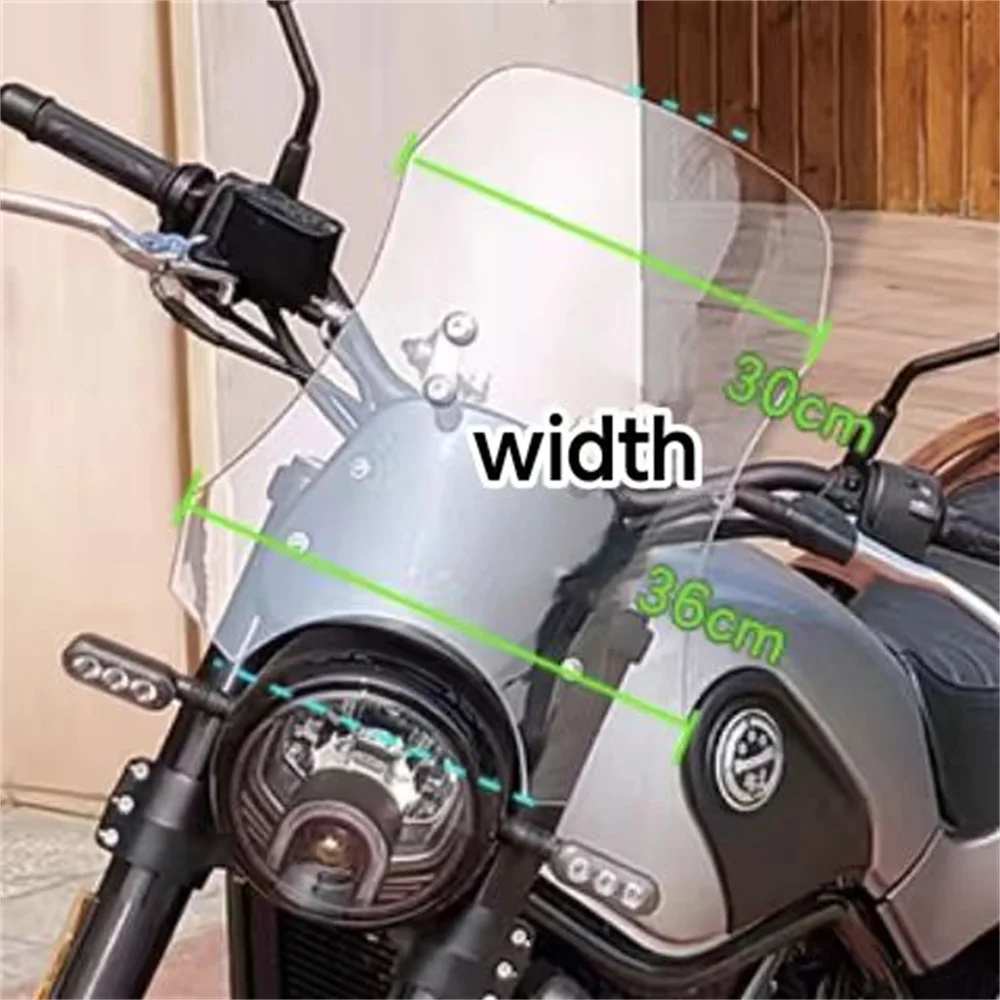 

Высококачественное лобовое стекло для Benelli Leoncino 250, модификация лобового стекла, поднимает переднее лобовое стекло и аксессуары для защиты от дождя